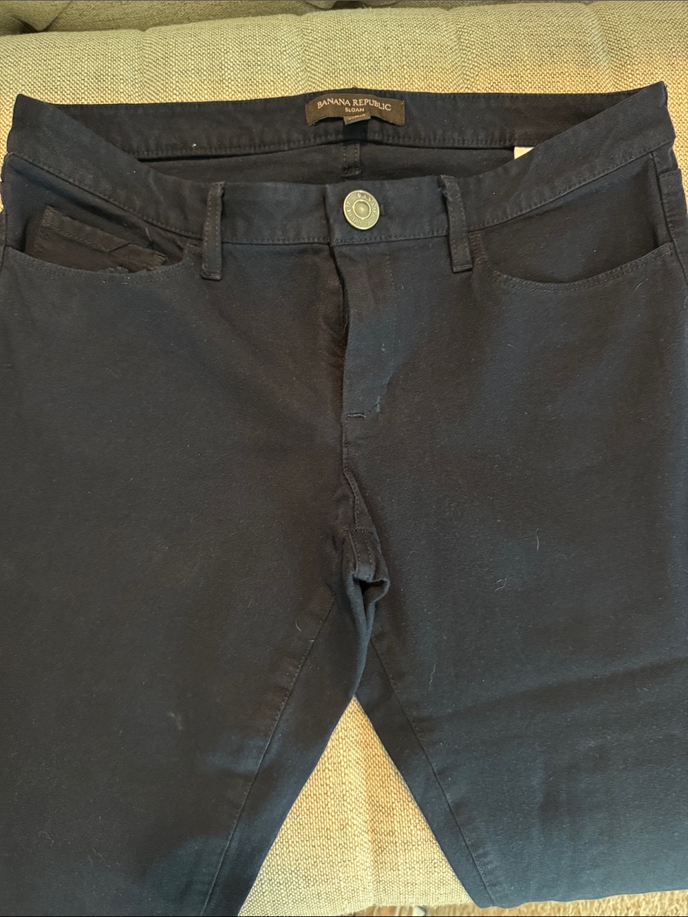 Banana Republic Black Slim Trousers